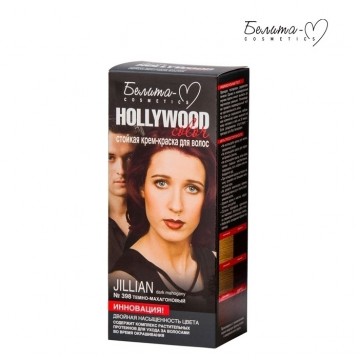 Стойкая крем-краска для волос Hollywood-color №398 Джиллиан (Jillian) темно-махагоновый