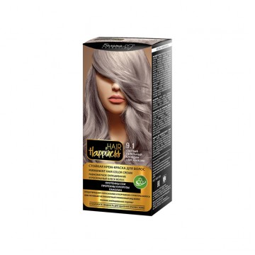 Стойкая крем-краска для волос серии тон № 9.1 Светлый пепельный блондин