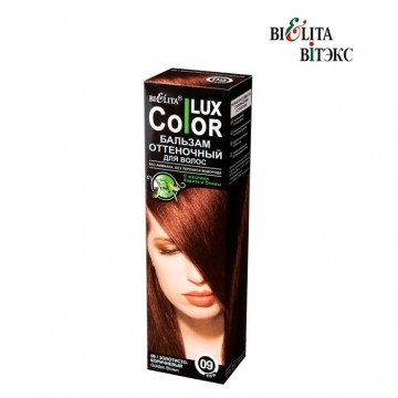 Оттеночный бальзам для волос Color lux тон 09 Золотисто-коричневый