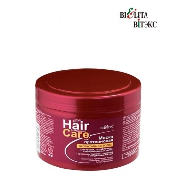 Маска протеиновая запечатывание волос для тонких, ослабленных и поврежденных волос с протеинами пшеницы, кашемира и миндальным маслом