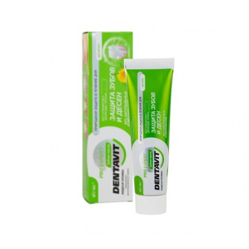 Зубная паста ЗАЩИТА ЗУБОВ и ДЕСЕН, 90% натуральных компонентов, БЕЗ ФТОРА