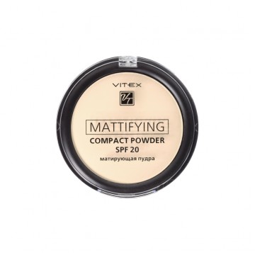 Матирующая компактная пудра для лица Mattifying compact powder SPF20