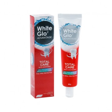 White Glo Total Care зубная паста с отбеливанием